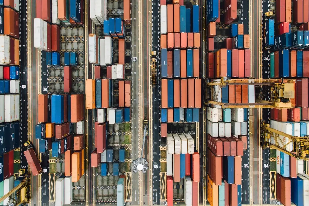Containers at a Singapore terminal