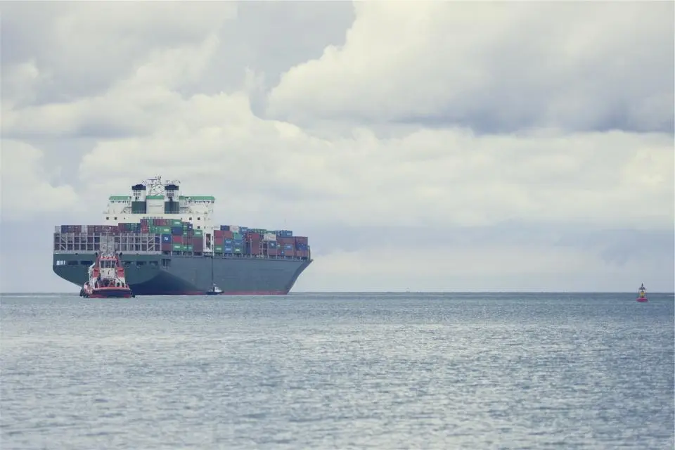Vessel at sea